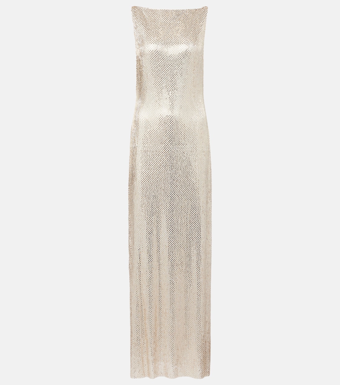 Robe aus Mesh mit Kristallen | Roland Mouret