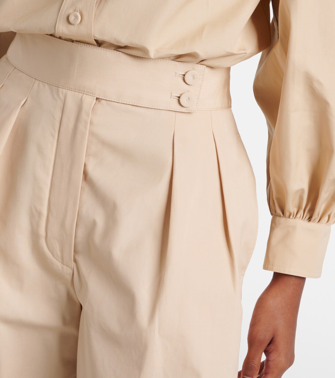 Dorin cotton satin Bermuda shorts | Loro Piana