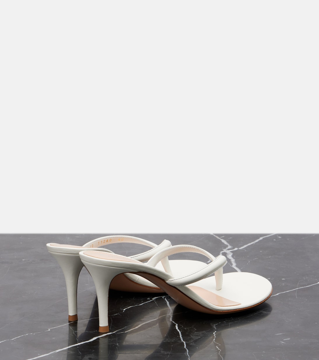 Calypso 70 leather thong sandals | Gianvito Rossi