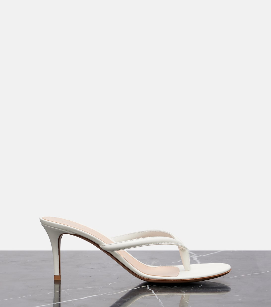 Calypso 70 leather thong sandals | Gianvito Rossi