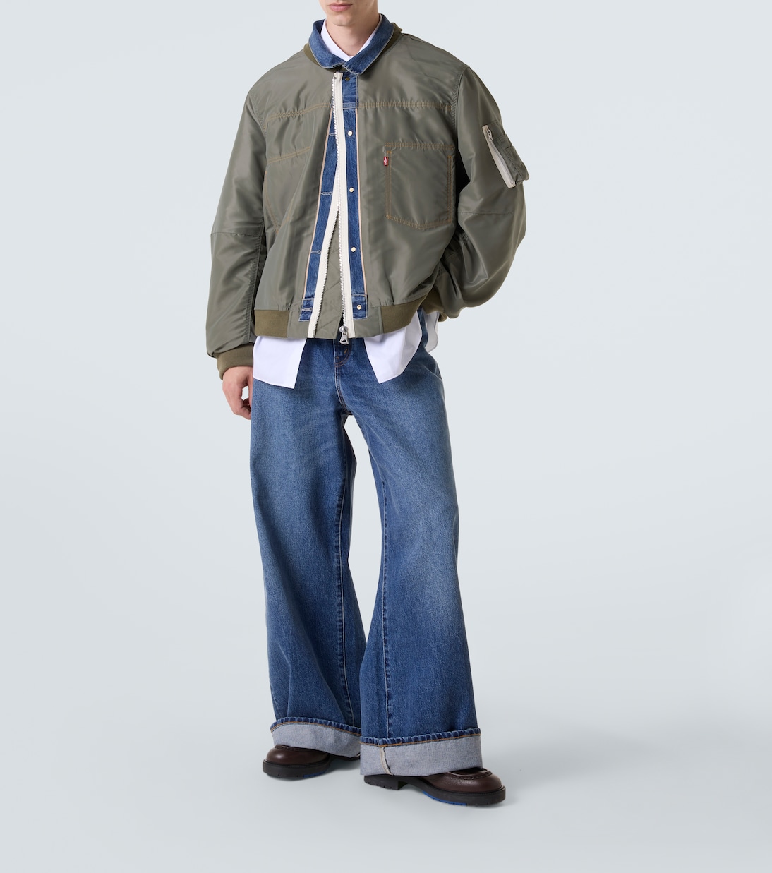 X Levi's® Wide-Leg Jeans | Sacai