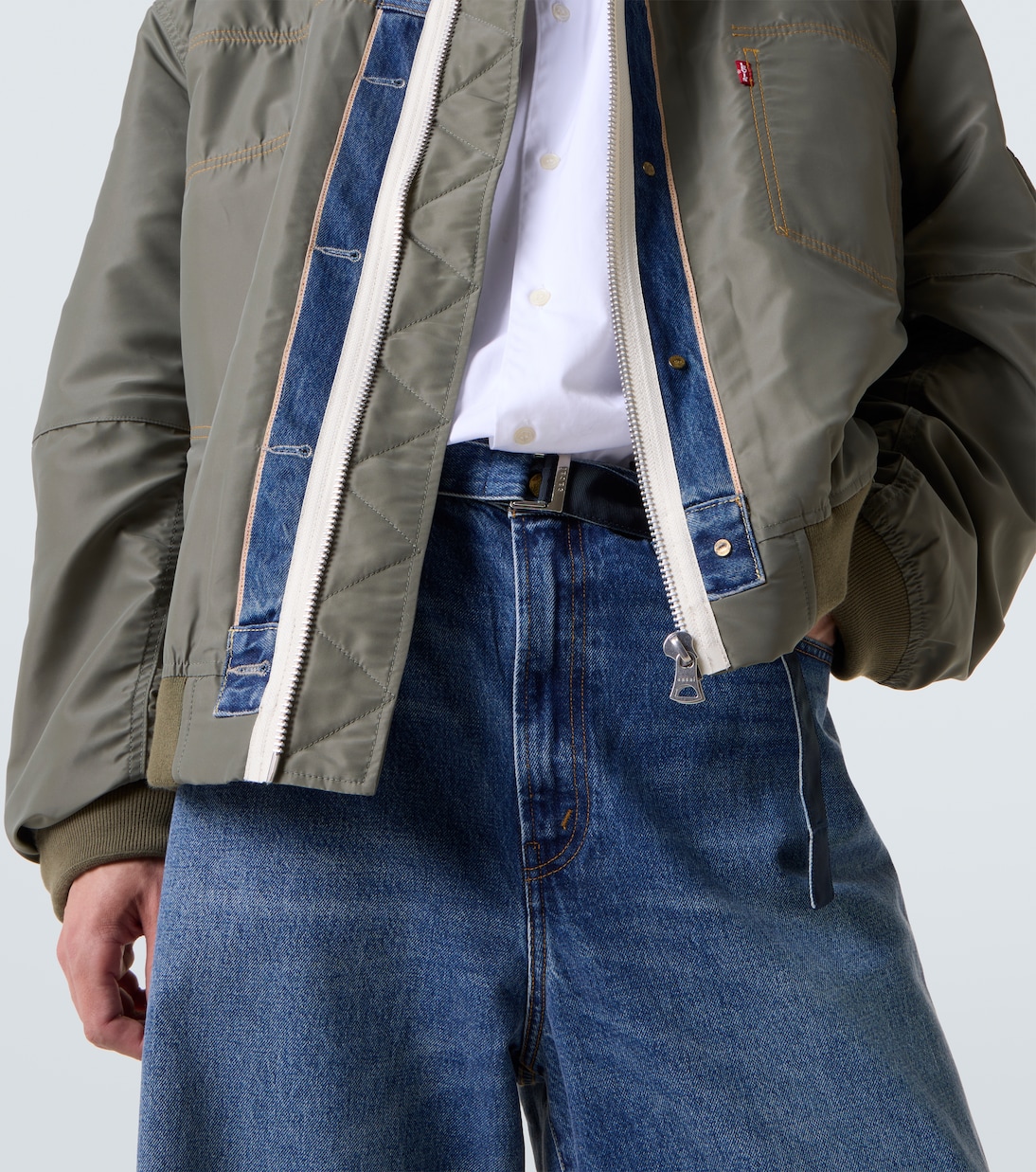 X Levi's® Wide-Leg Jeans | Sacai