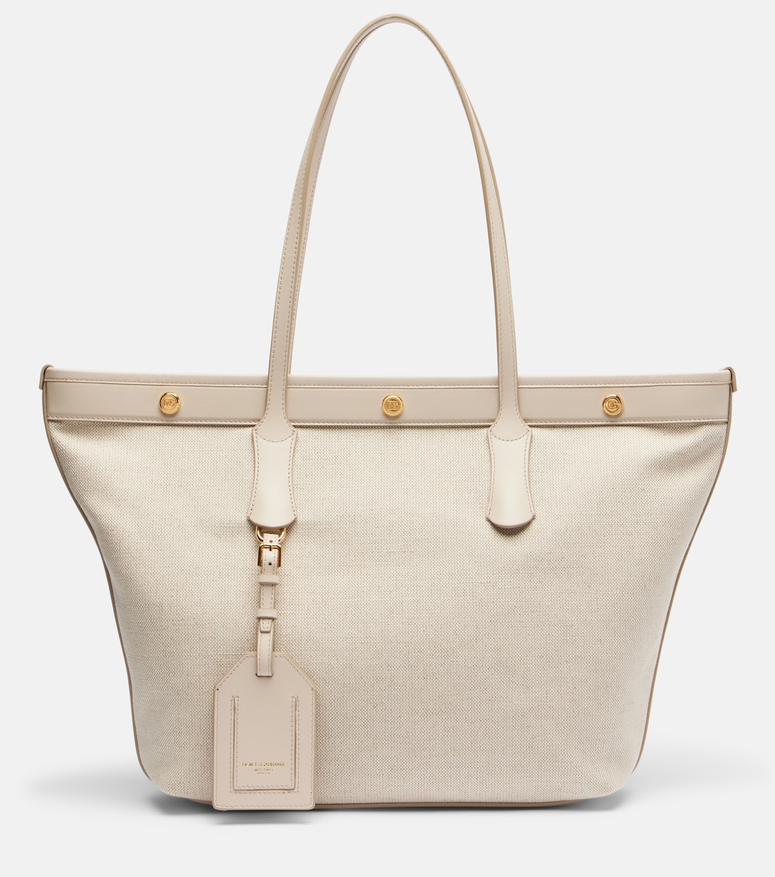 Canvas and leather tote bag | Dolce&Gabbana