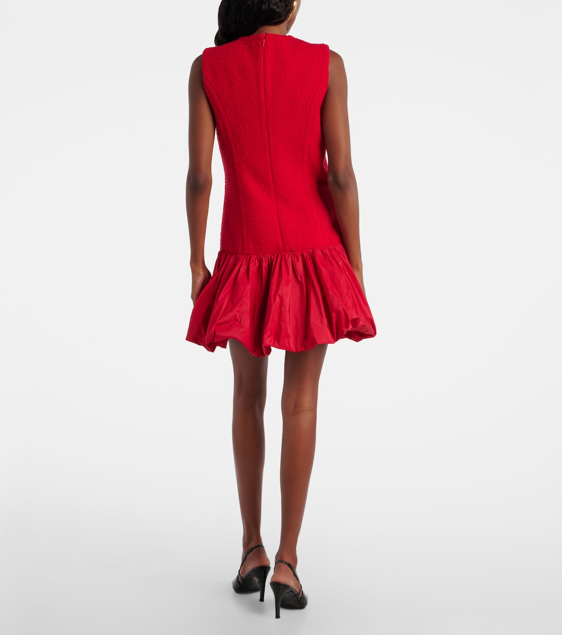 Tweed and faille minidress | Patou
