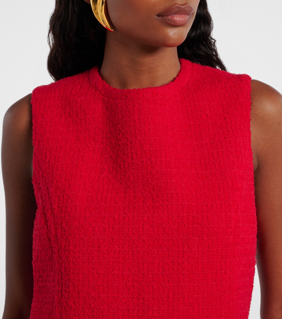 Tweed and faille minidress | Patou