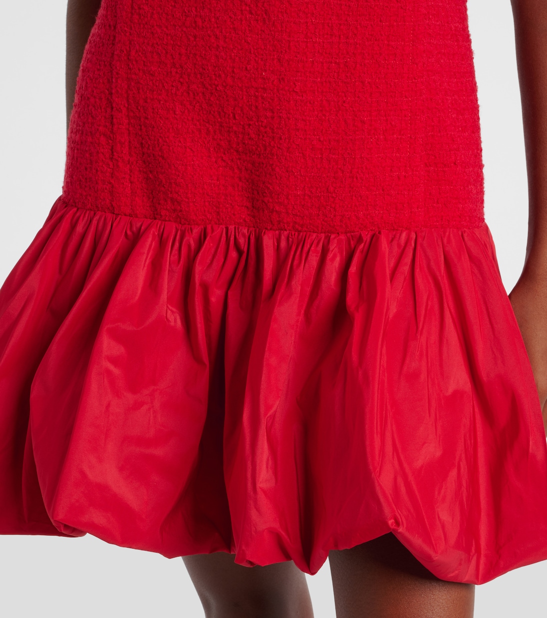 Tweed and faille minidress | Patou