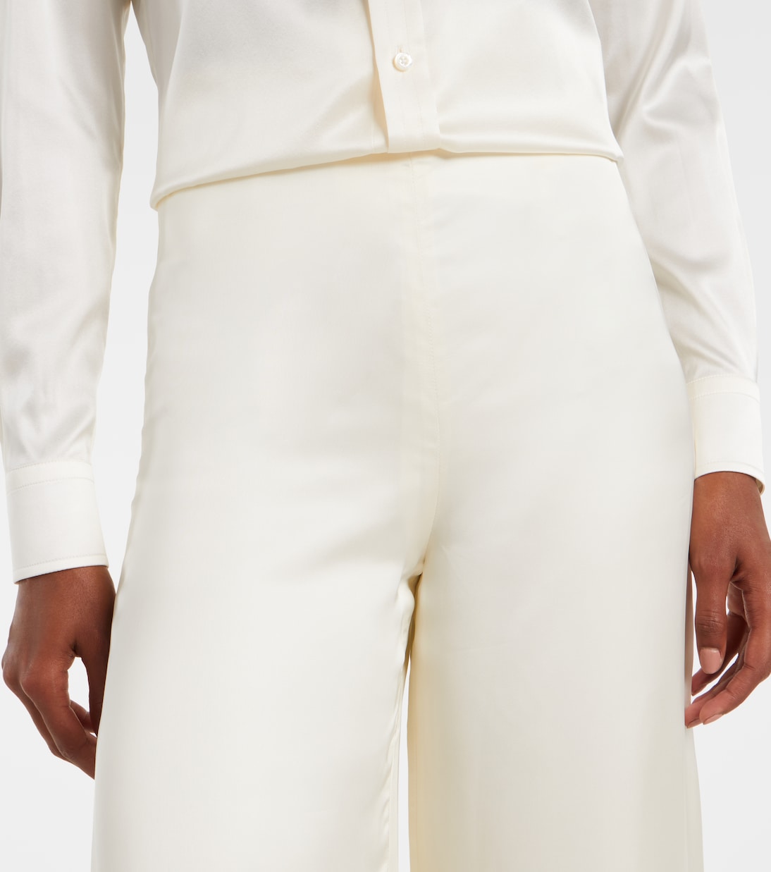 Satin wide-leg pants | Ralph Lauren Collection