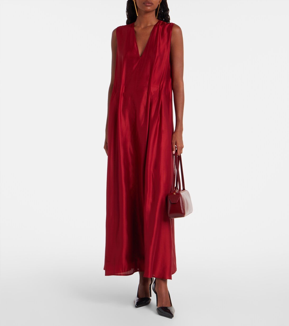 Syd satin maxi dress | Khaite