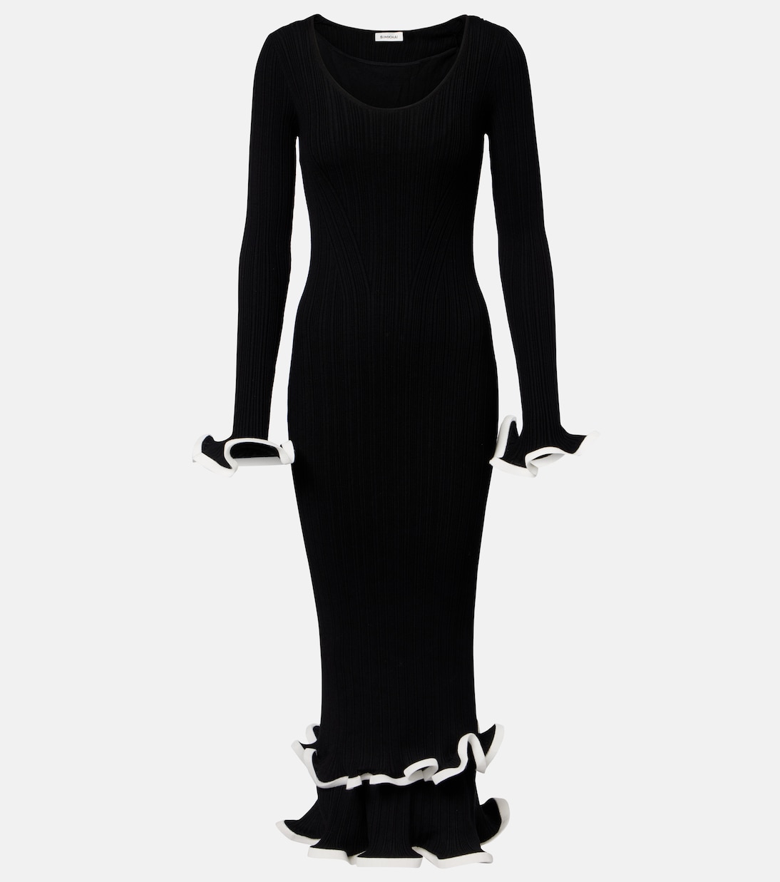 Solani ribbed-knit midi dress | Simkhai