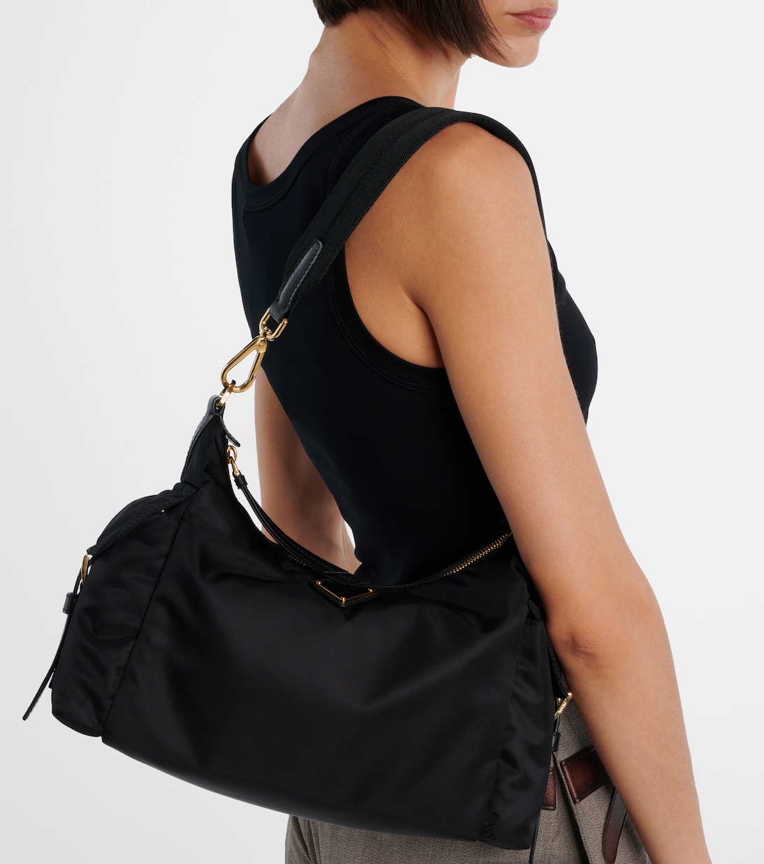 حقيبة كتف Prada Explore Re-Nylon Large | Prada