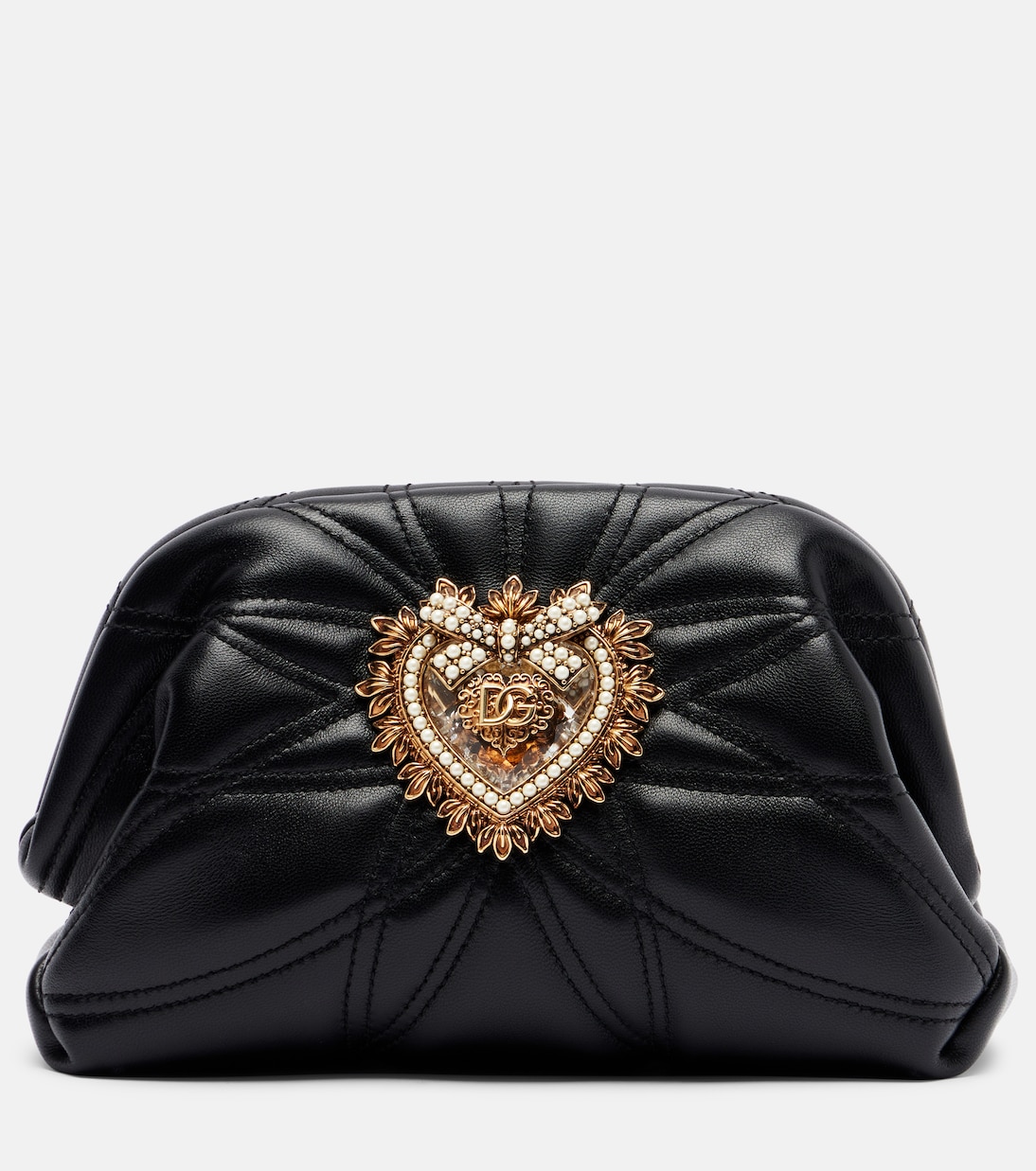 Devotion Small leather shoulder bag | Dolce&Gabbana