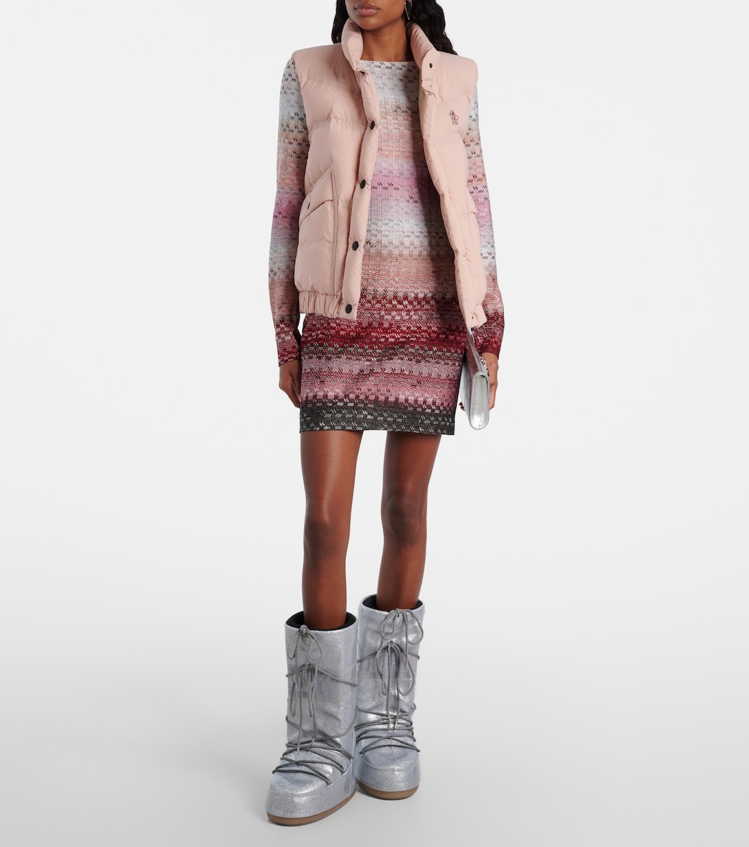Icon glitter knee-high boots | Moon Boot