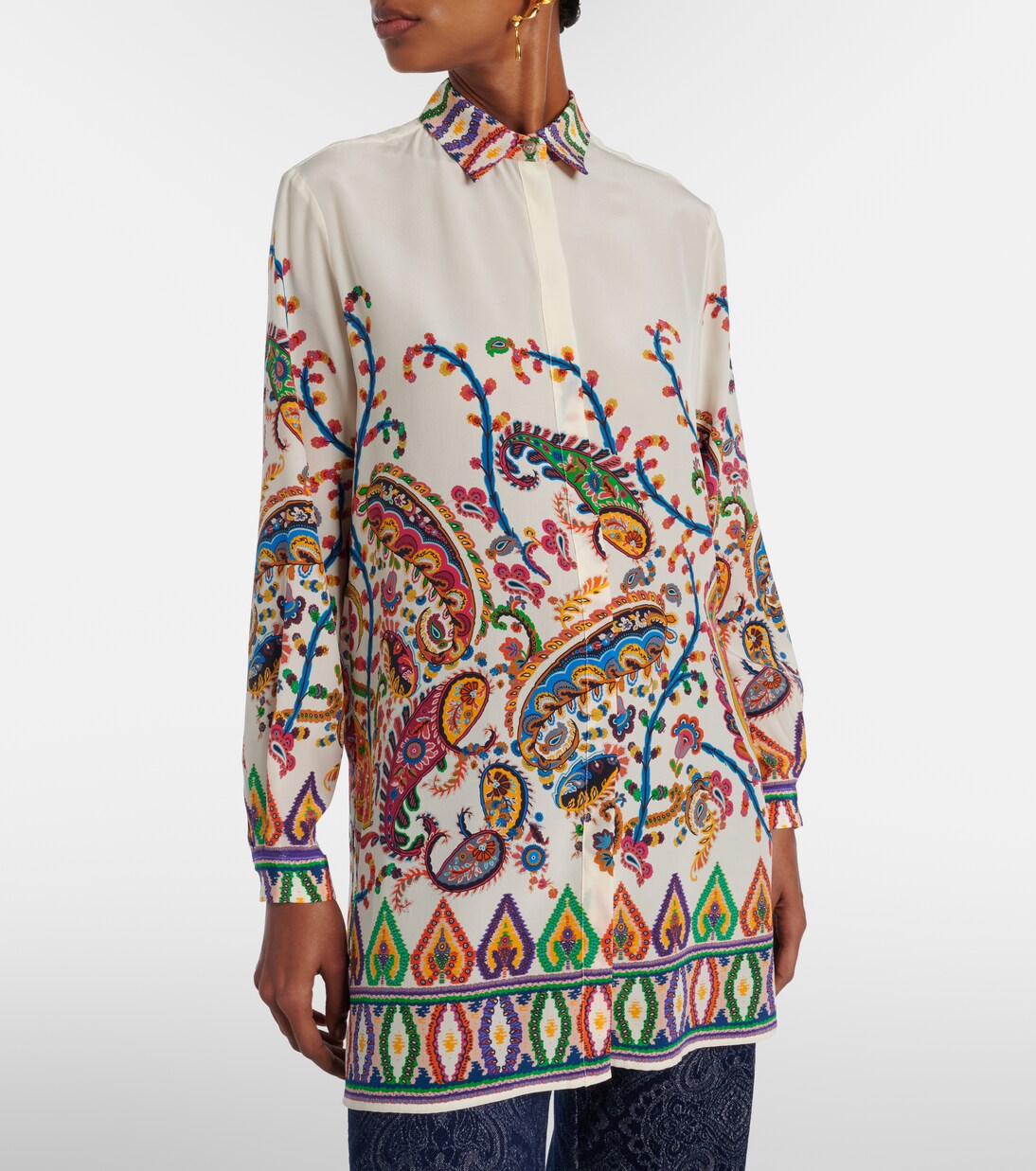 Paisley printed silk shirt | Etro