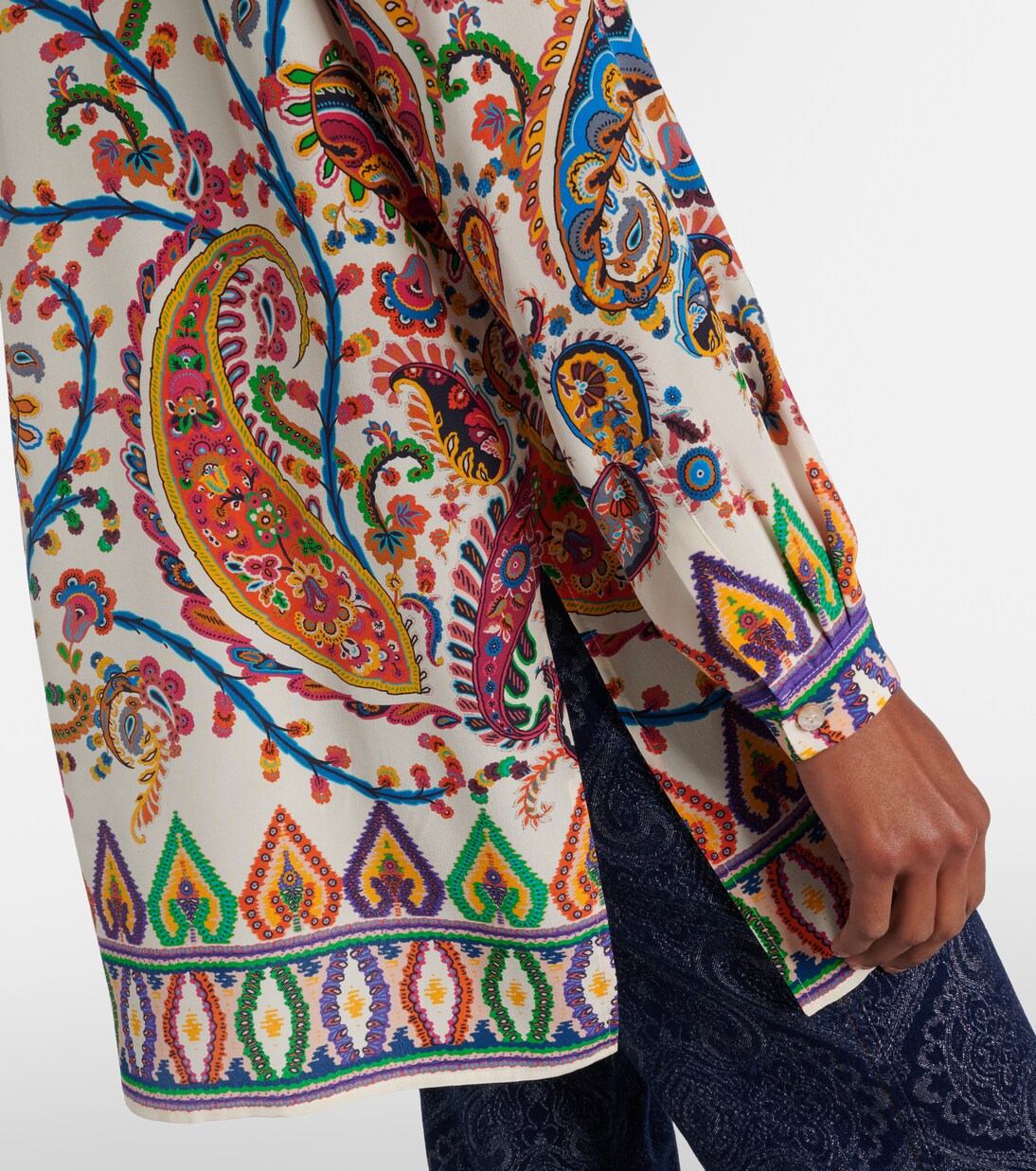 Paisley printed silk shirt | Etro