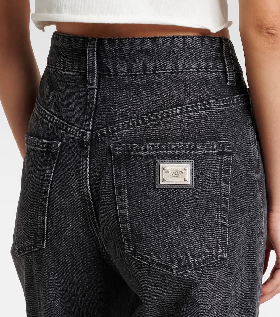 Jeans flared de tiro alto | Dolce&Gabbana