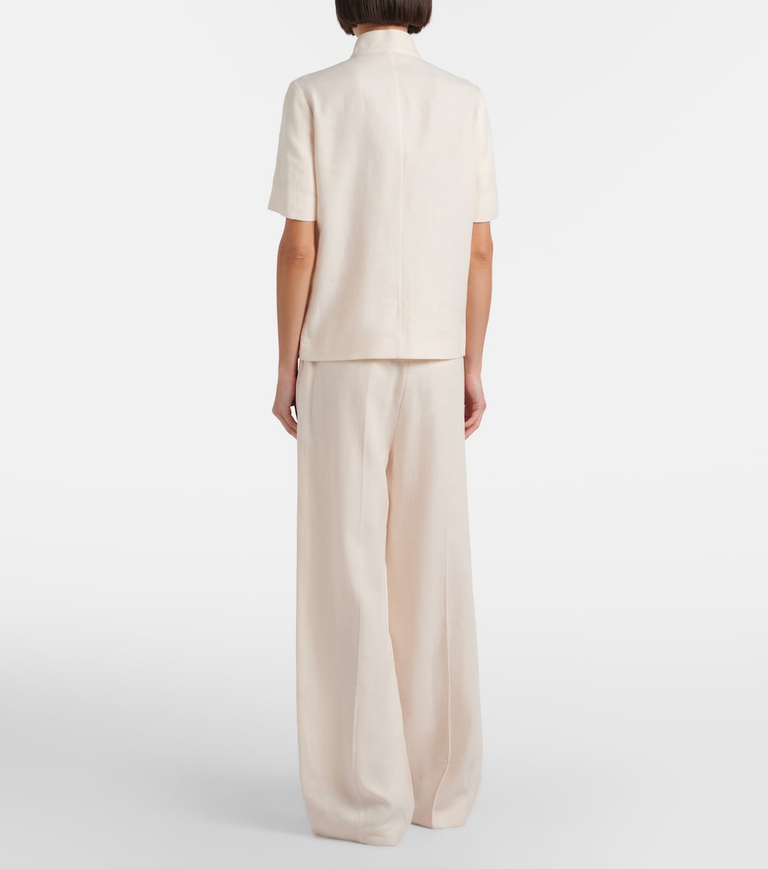 Lodger linen and wool wide-leg pants | Loro Piana