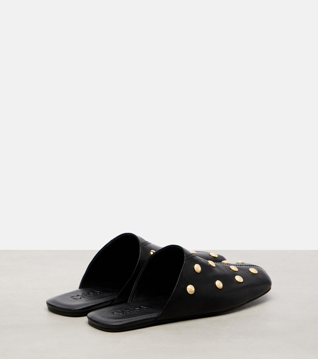Rita studded leather mules | Chloé