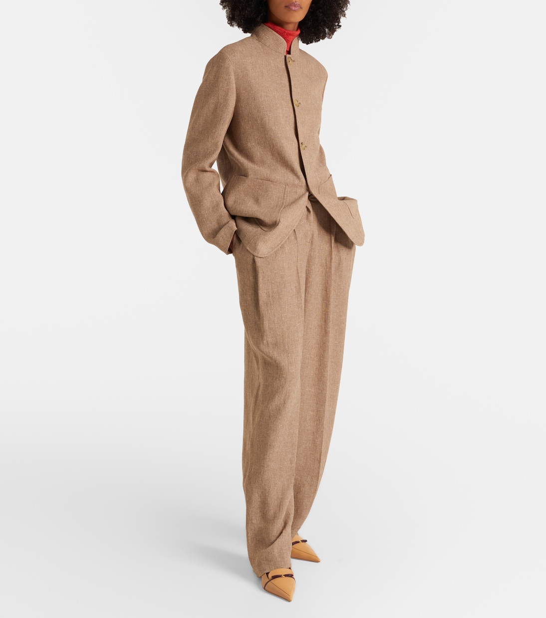 Bow-detail leather slingback pumps | Ferragamo