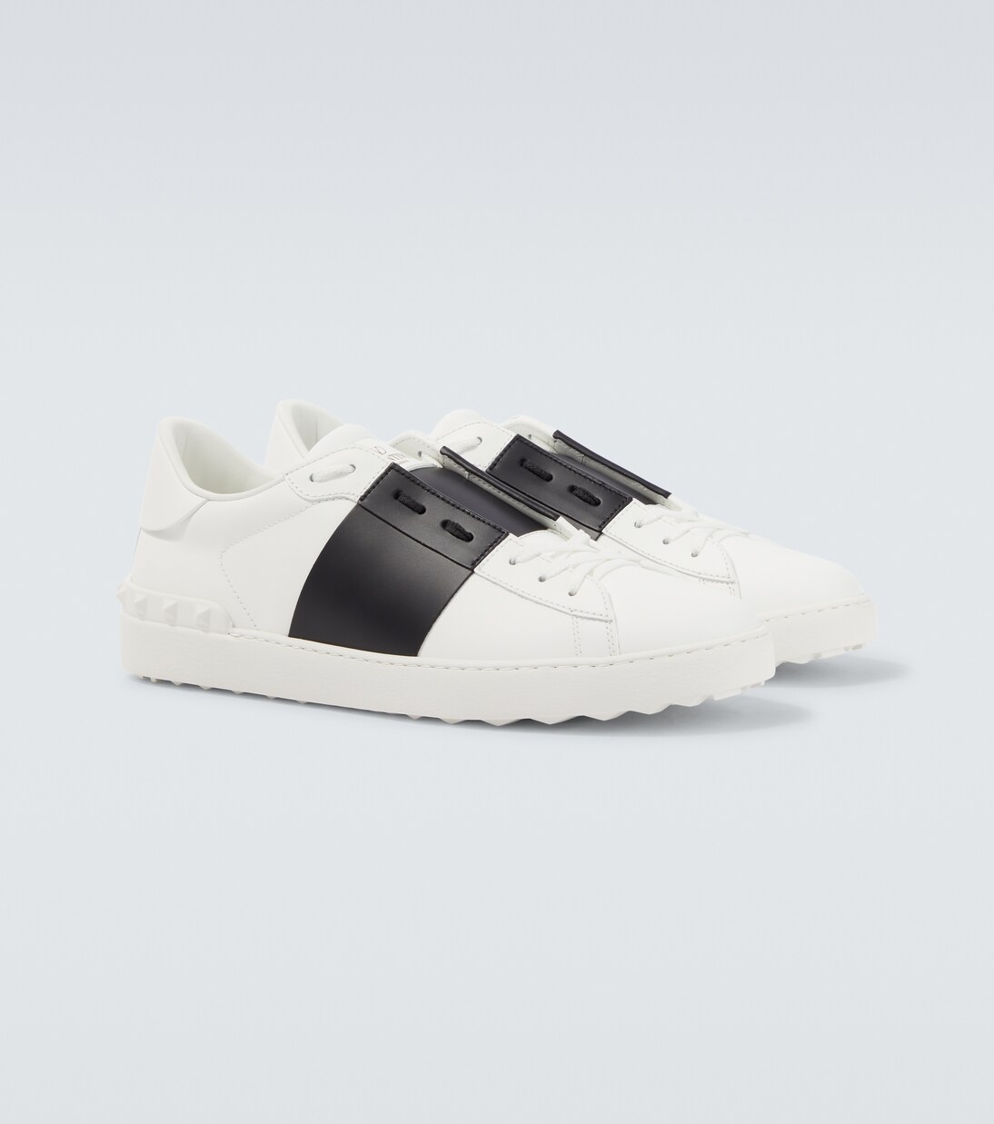 Open leather sneakers | Valentino Garavani