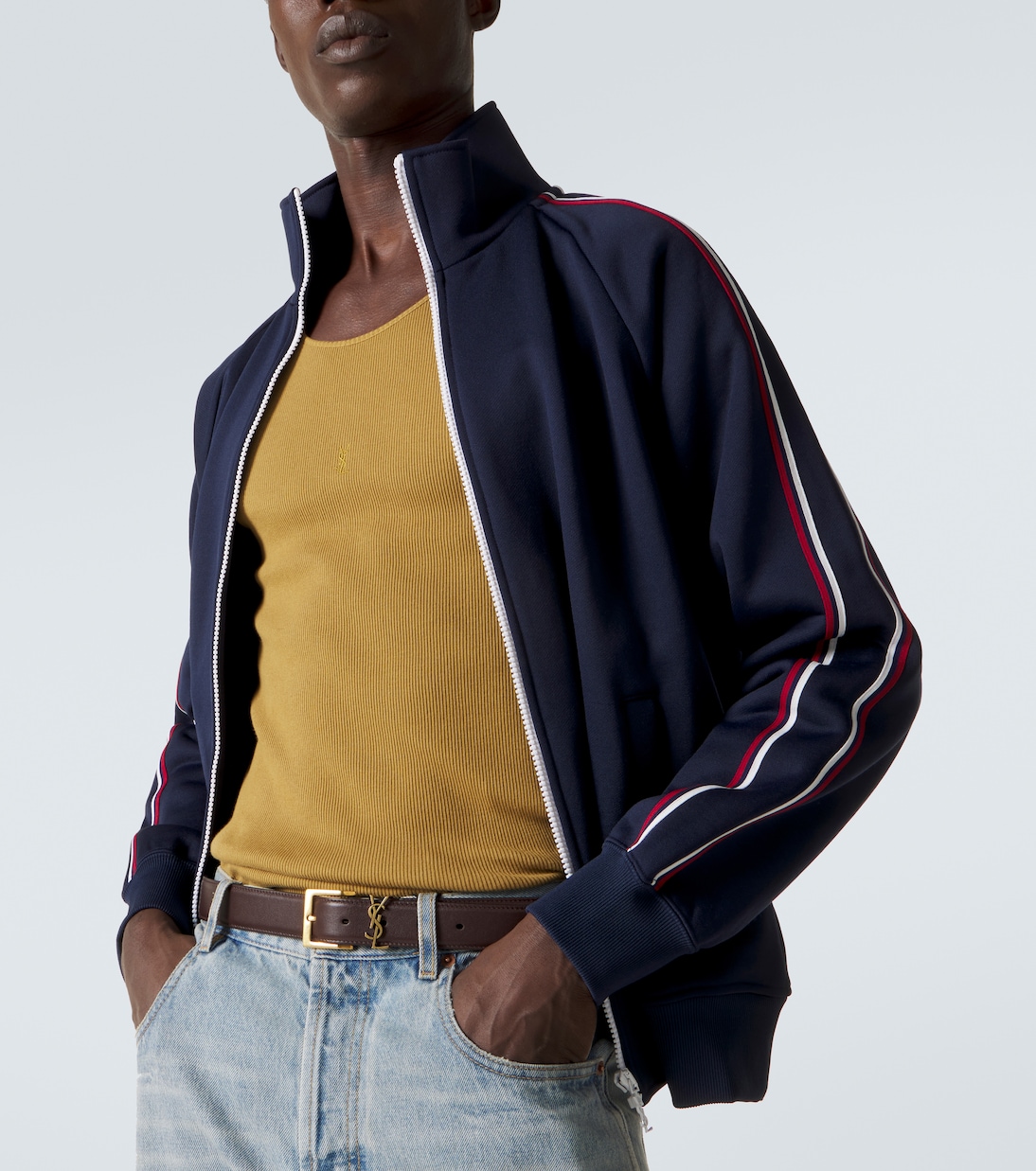 Cotton-blend track jacket | Saint Laurent