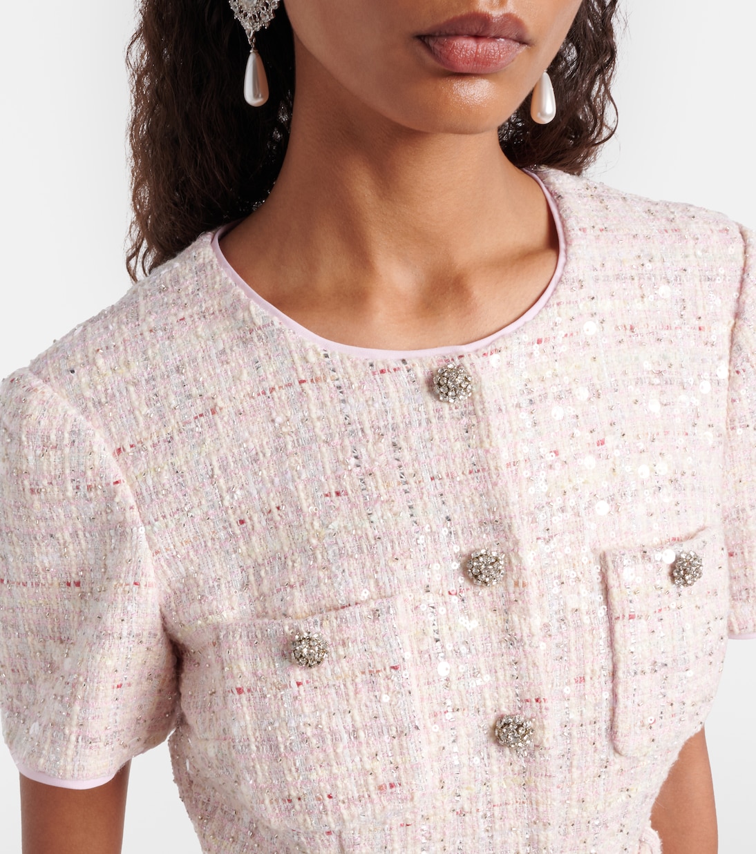 Embellished midi dress | Self-Portrait