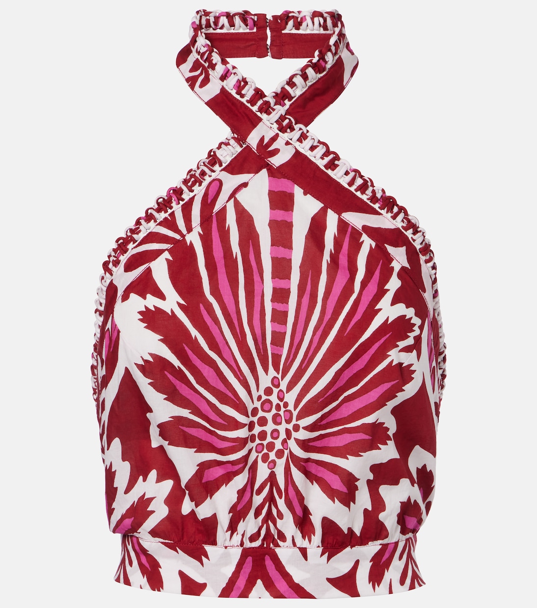 Top Suma en coton à fleurs | Poupette St Barth