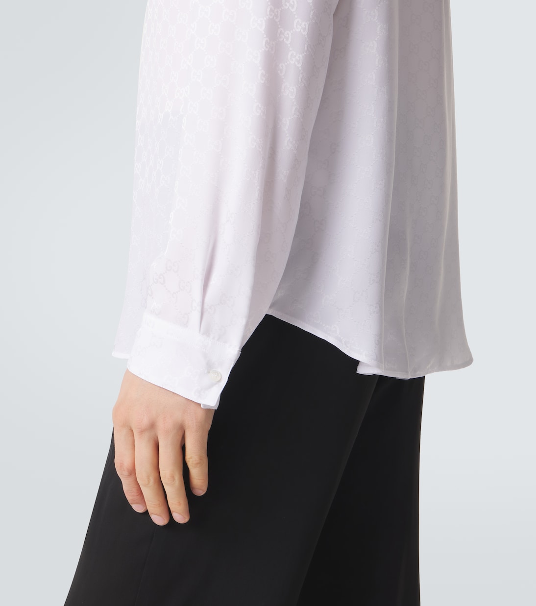 GG silk jacquard shirt | Gucci