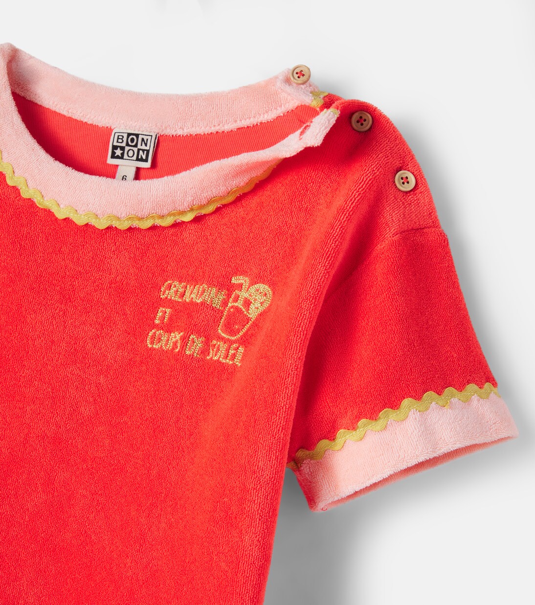 Livia cotton terry T-shirt and shorts set | Bonton