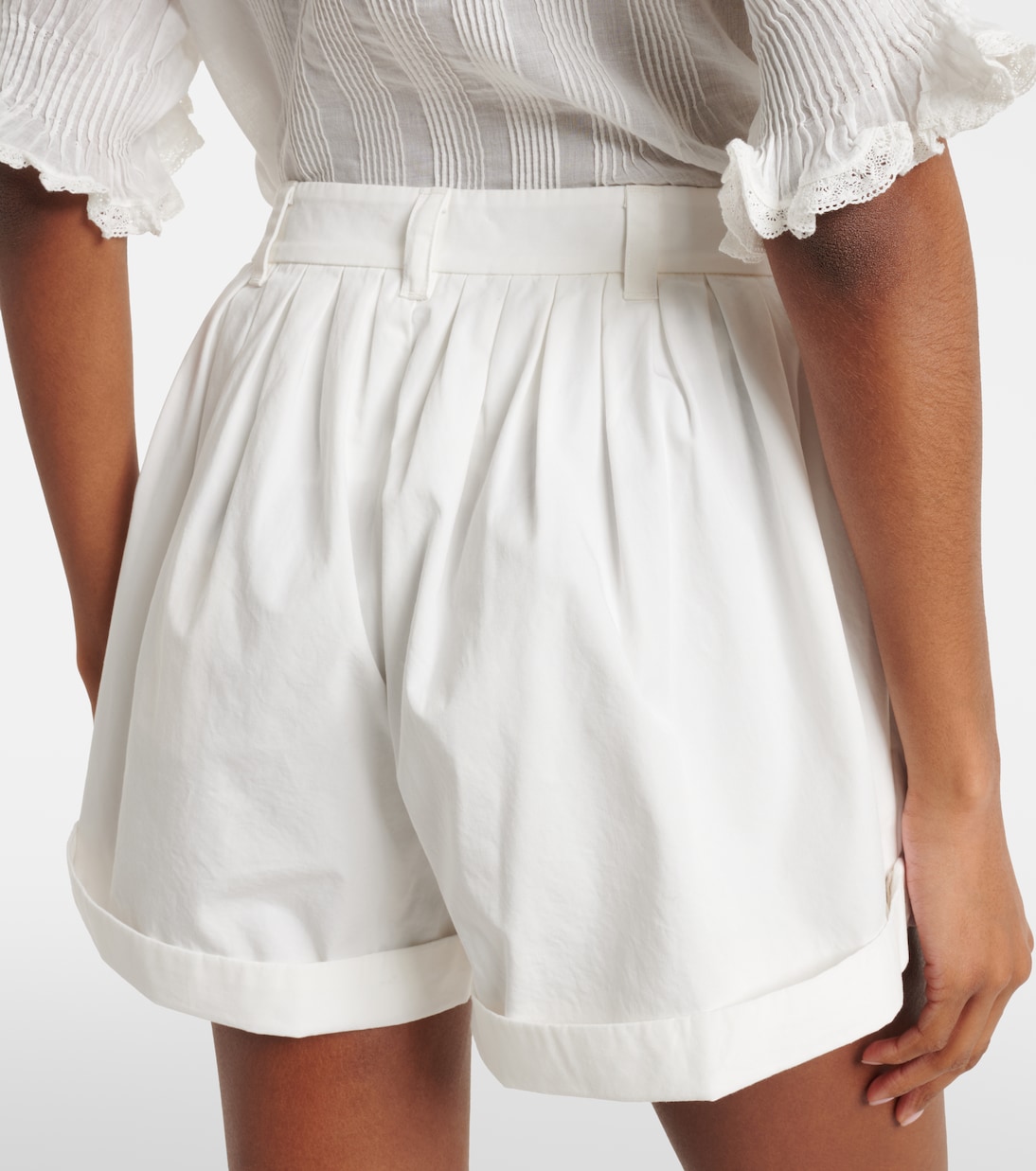 Paige cotton poplin shorts | Dôen