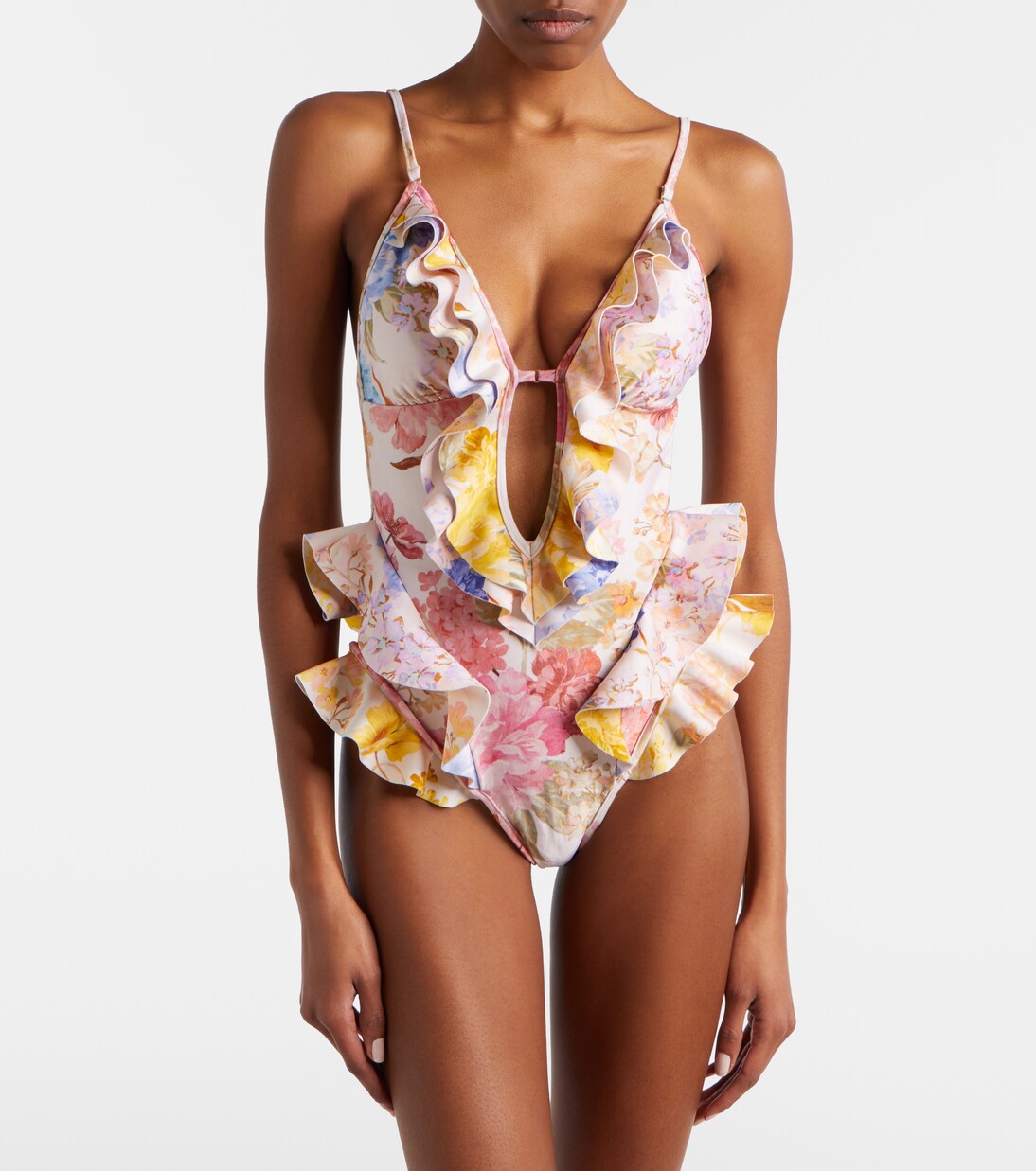 Maillot de bain Como à fleurs | Zimmermann