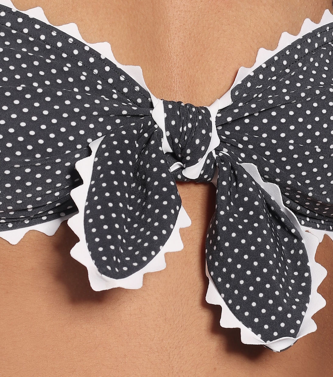 Coco polka-dot bikini top | Karla Colletto