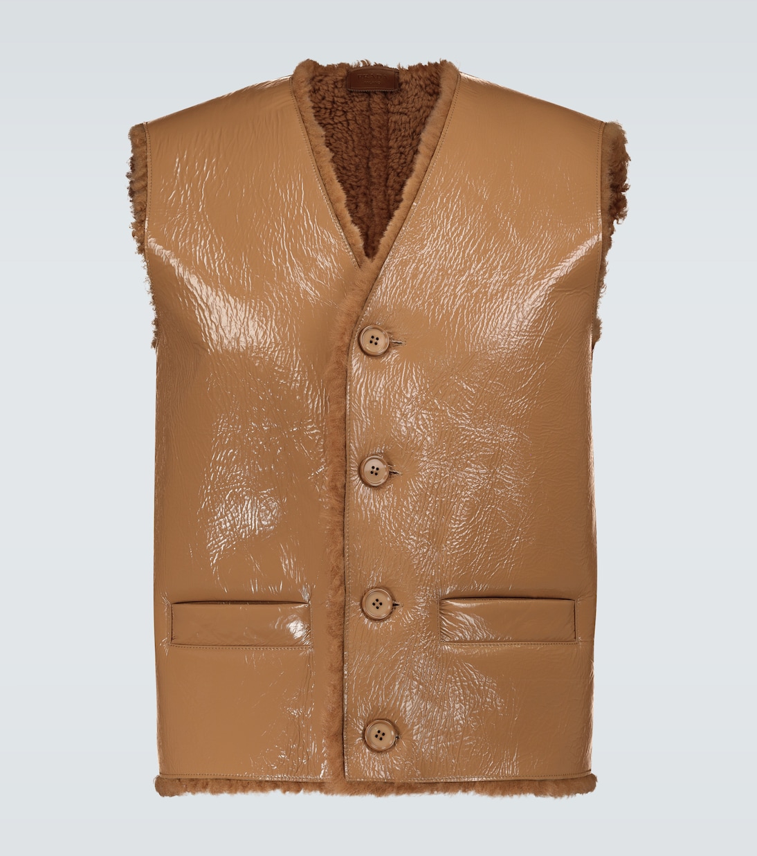 Weste mit Shearling | Prada