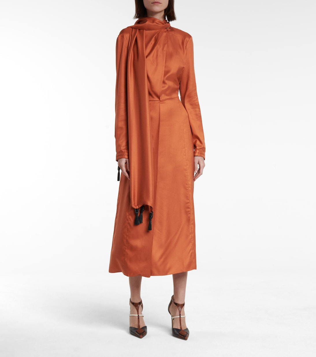 Midikleid Paros aus Seide | Gabriela Hearst
