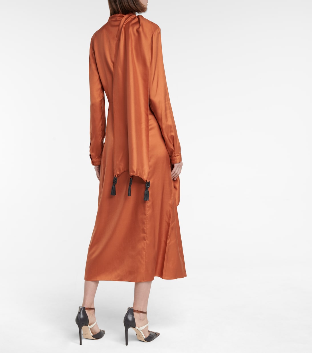 Midikleid Paros aus Seide | Gabriela Hearst