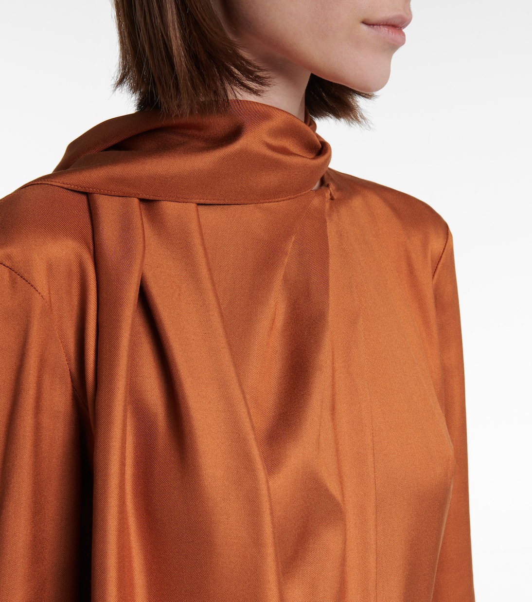 Midikleid Paros aus Seide | Gabriela Hearst