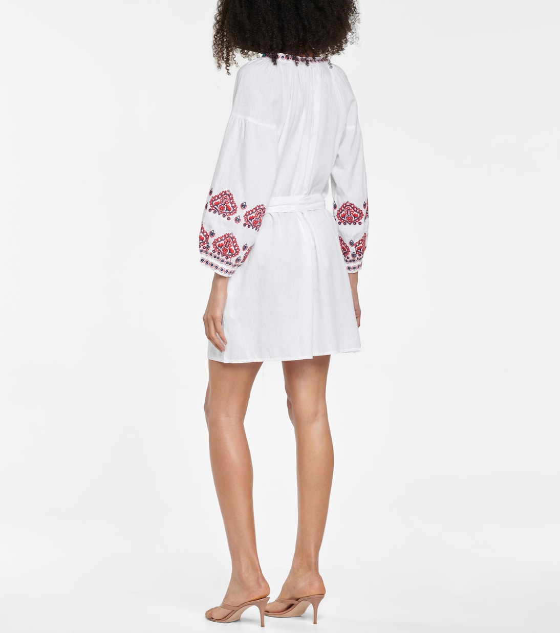 Tania cotton and linen kaftan | Melissa Odabash
