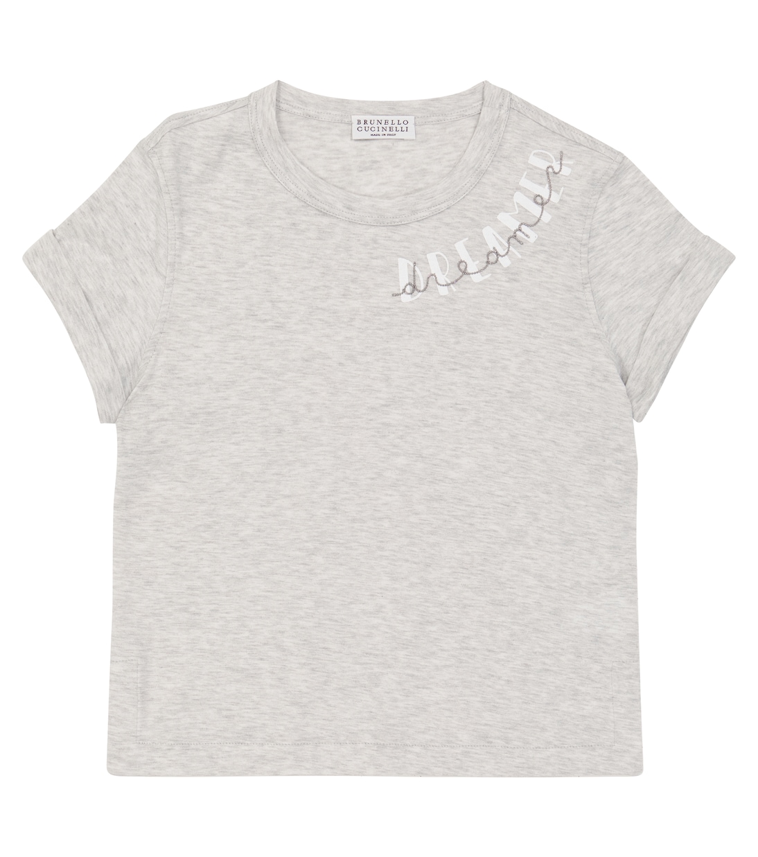 Camiseta de algodón estampada | Brunello Cucinelli Kids