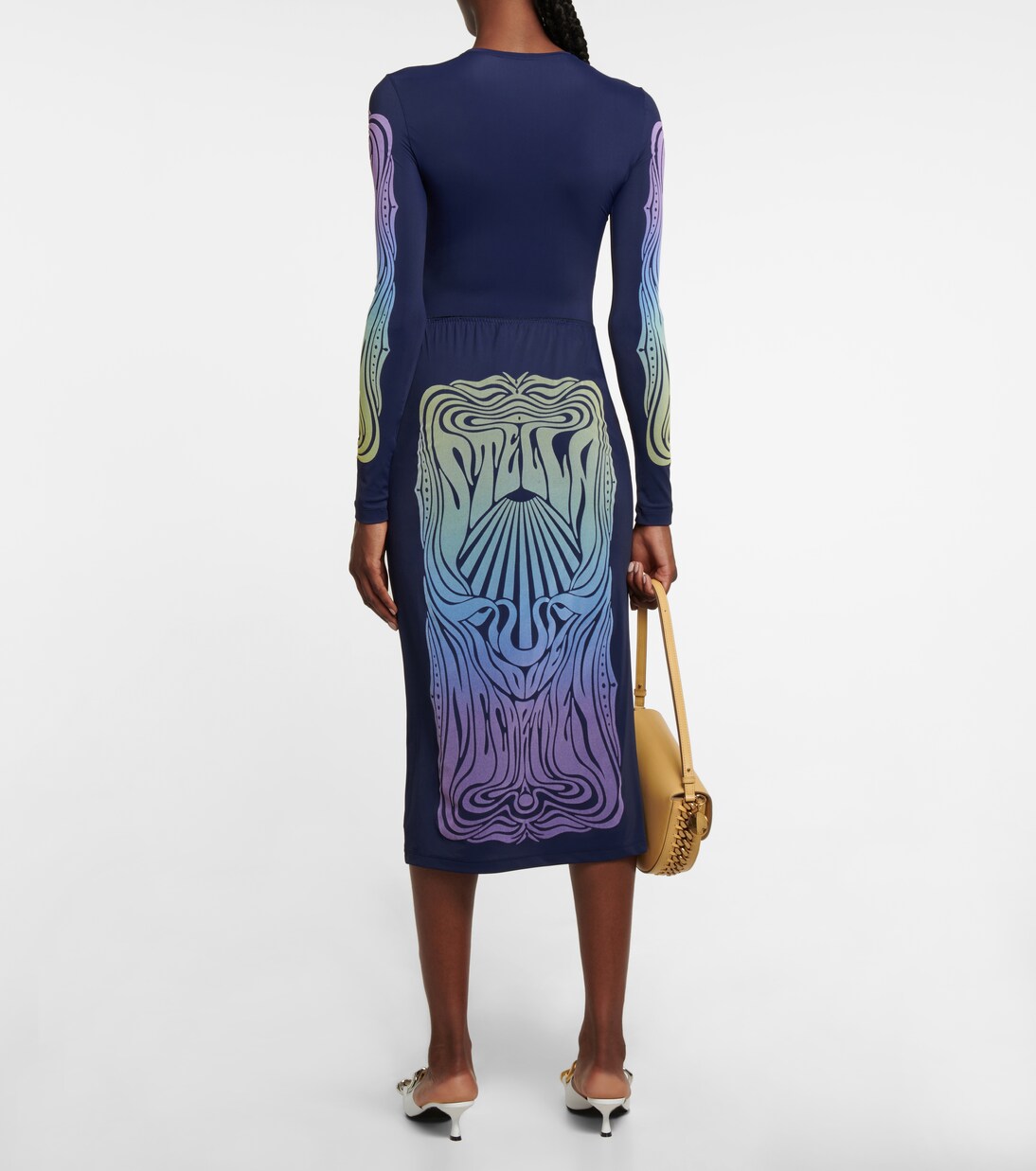 Falda midi estampada | Stella McCartney