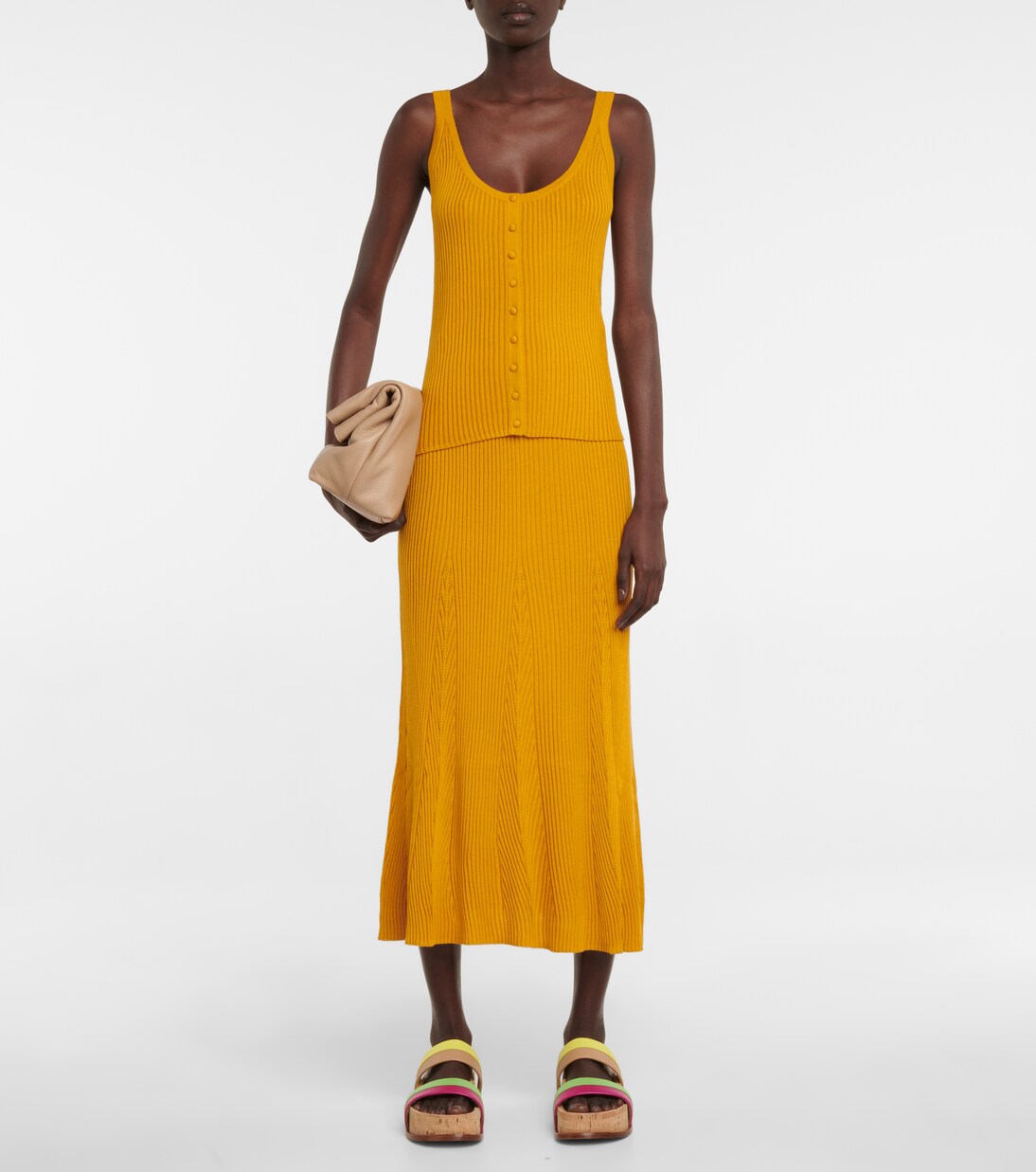Tank top Fiorie de seda y cachemir | Gabriela Hearst