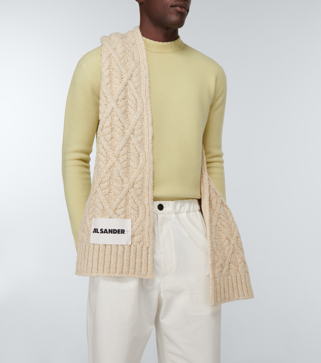 Sciarpa in lana a trecce | Jil Sander