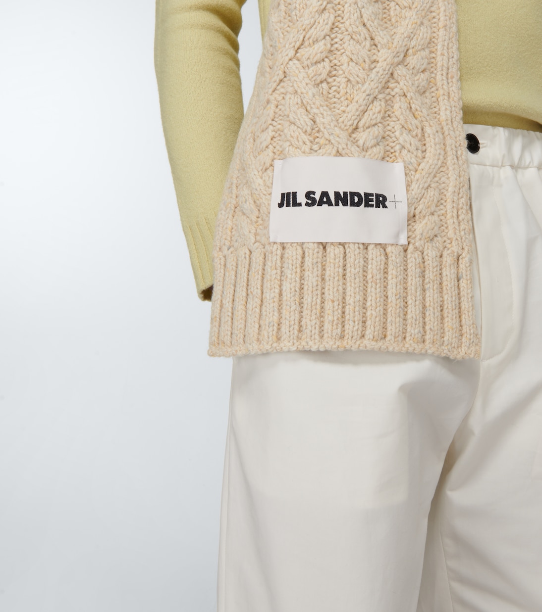 Sciarpa in lana a trecce | Jil Sander