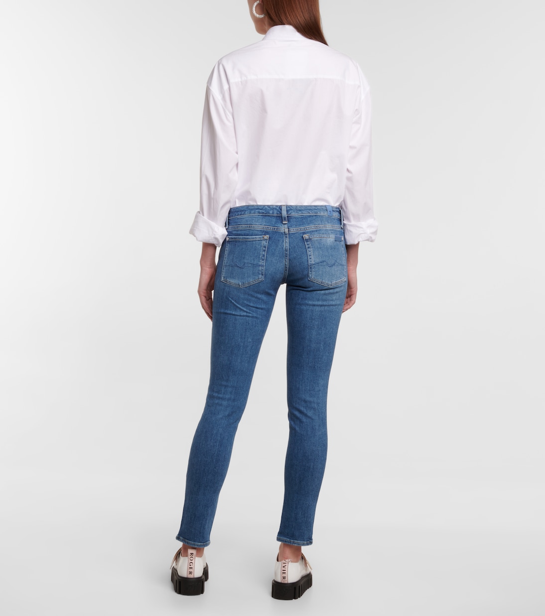 Pyper Crop Slim Illusion jeans | 7 For All Mankind