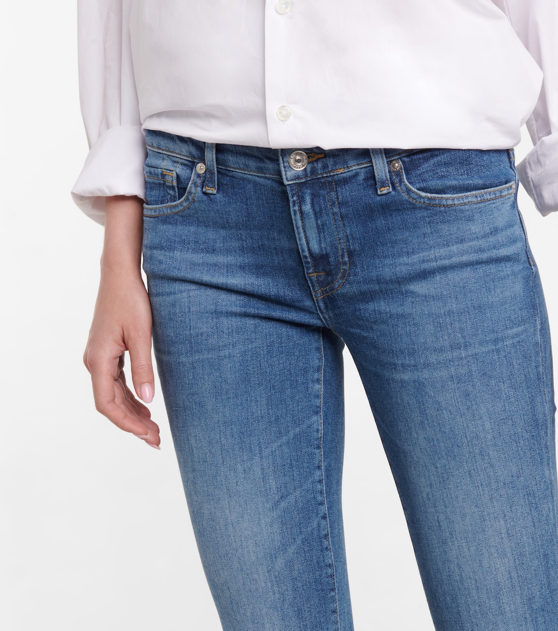 Pyper Crop Slim Illusion jeans | 7 For All Mankind