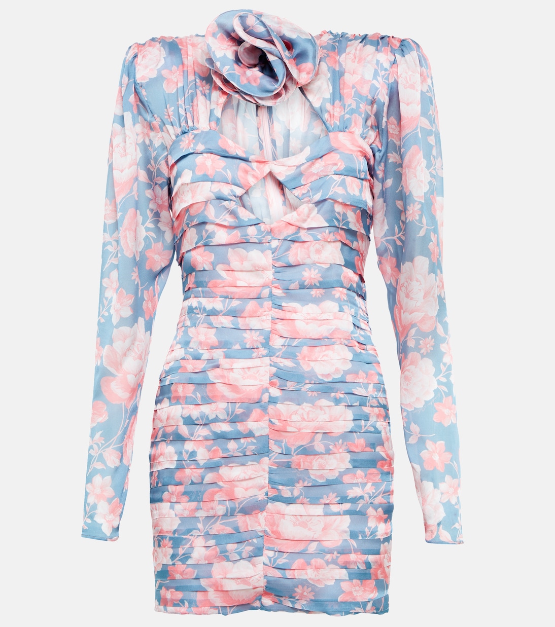 Floral cutout silk minidress | Magda Butrym