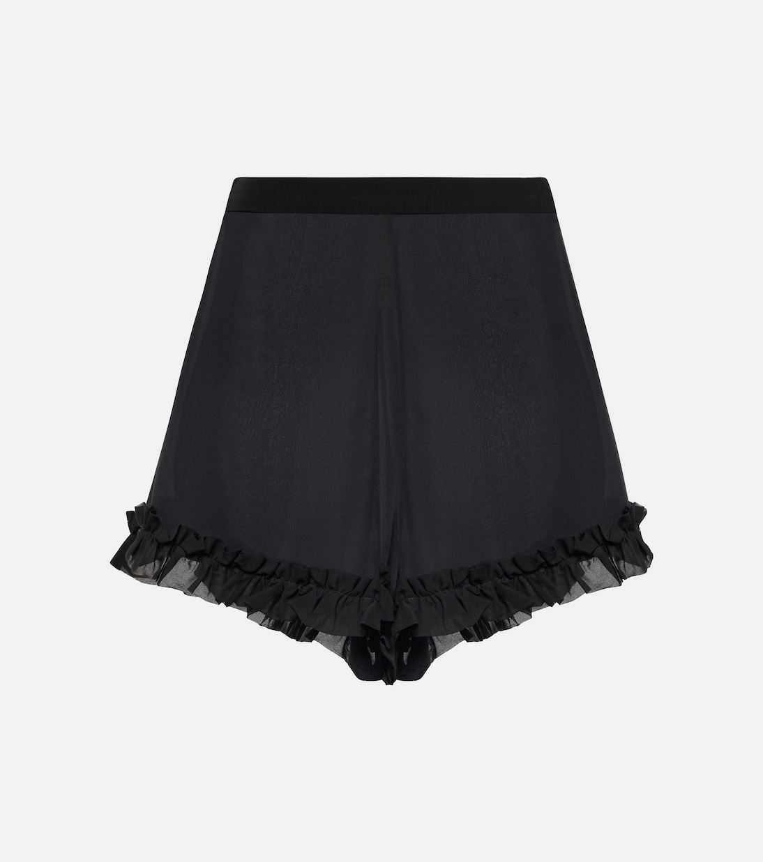 Shorts Rory in georgette di seta | Khaite