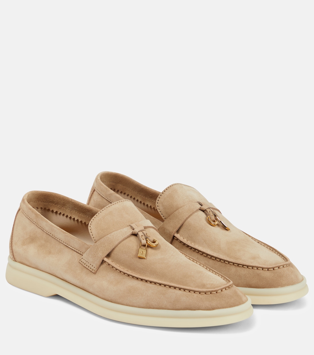 Mocassins Summer Charms Walk en daim | Loro Piana