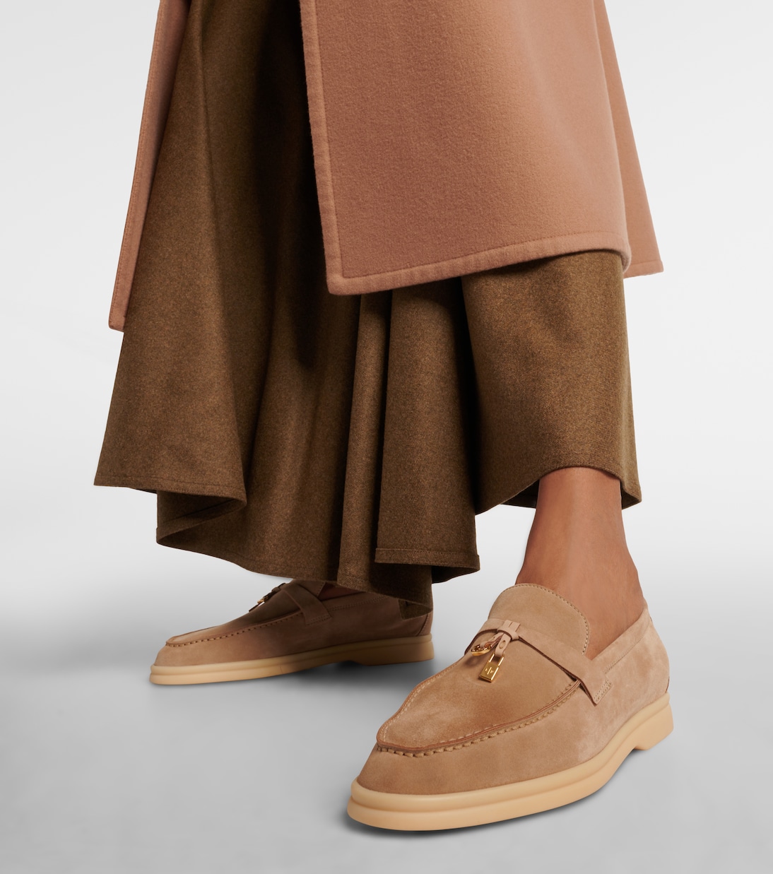 Mocassins Summer Charms Walk en daim | Loro Piana