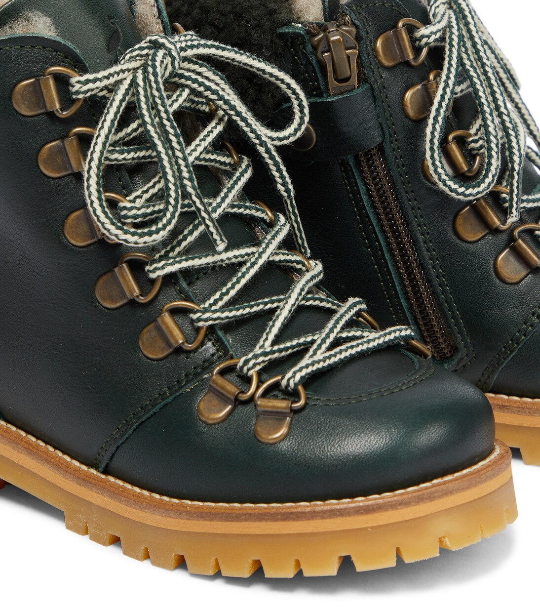 Botas de piel con forro de borrego | Petit Nord