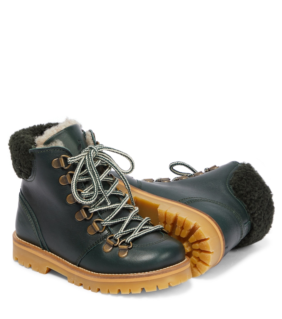Botas de piel con forro de borrego | Petit Nord