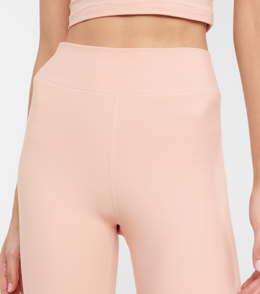 Leggings Peached de tiro medio cropped | The Upside
